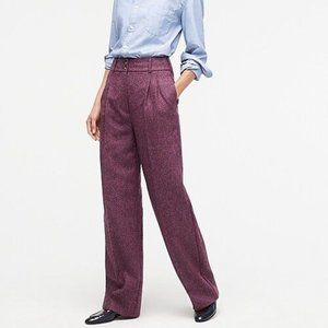 ISO J.Crew Wide-leg Pleated Pant in Wool